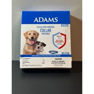 Adams Flea and Tick Control Collar for Dogs 7 Month Protection Water Resistant